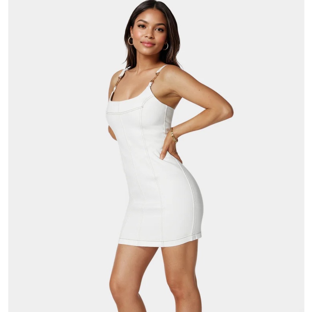 bebe White Mini Dress